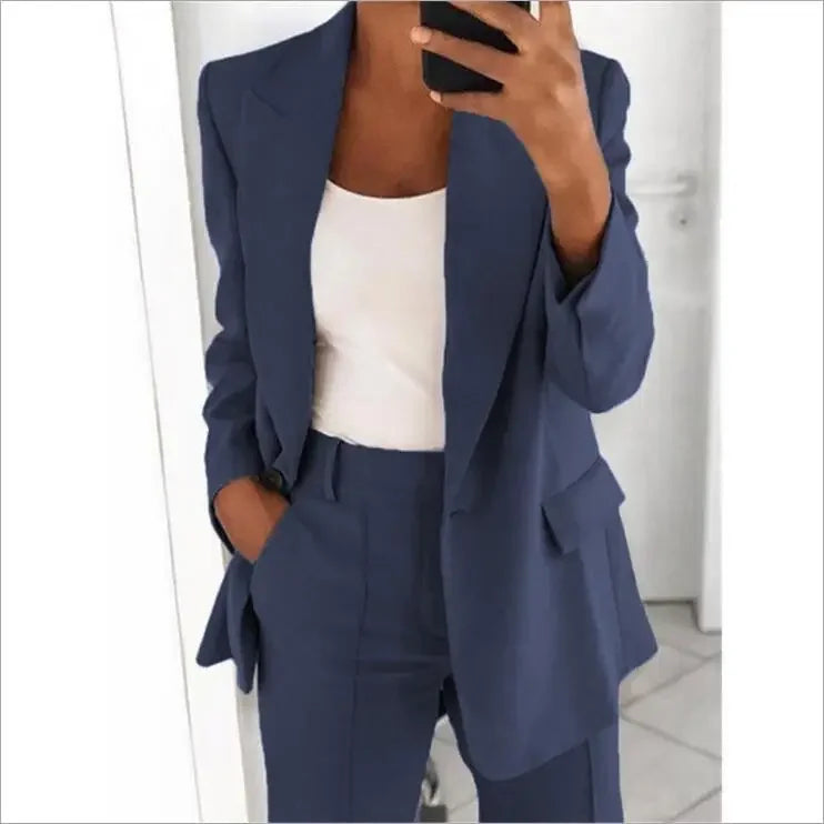 Blazer Casual Azul Marinho 03