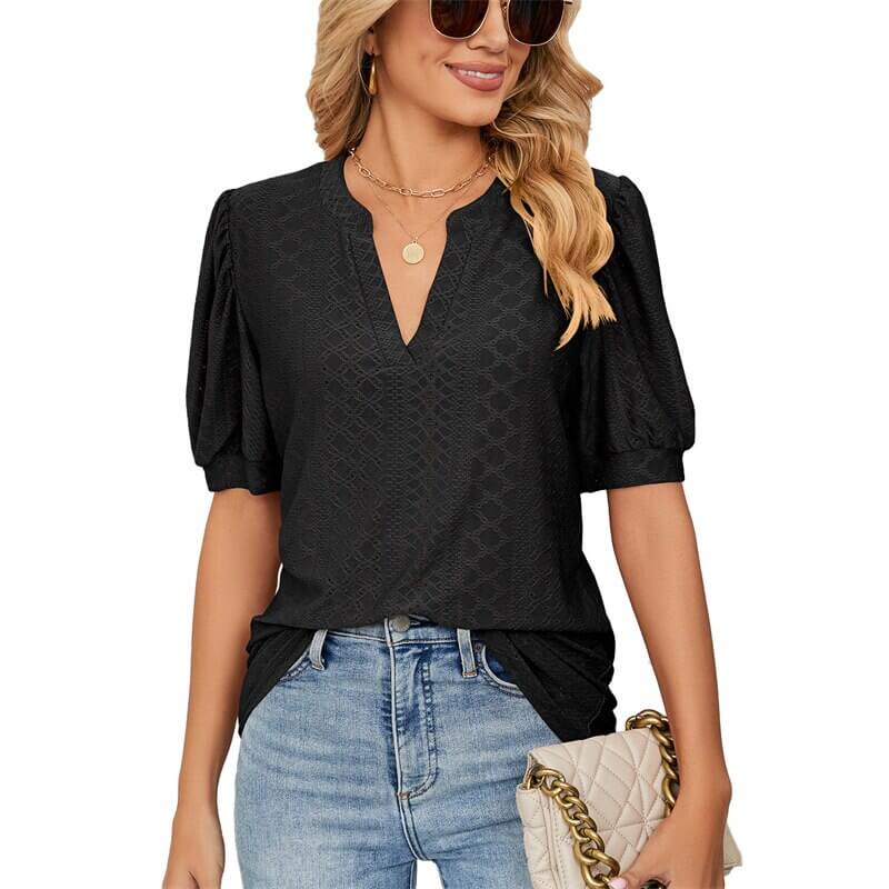 Blusa Casual Gladíolo Preto / P 49