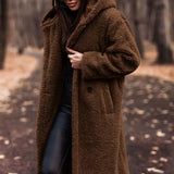 Casaco Feminino Longo com Capuz Antoní