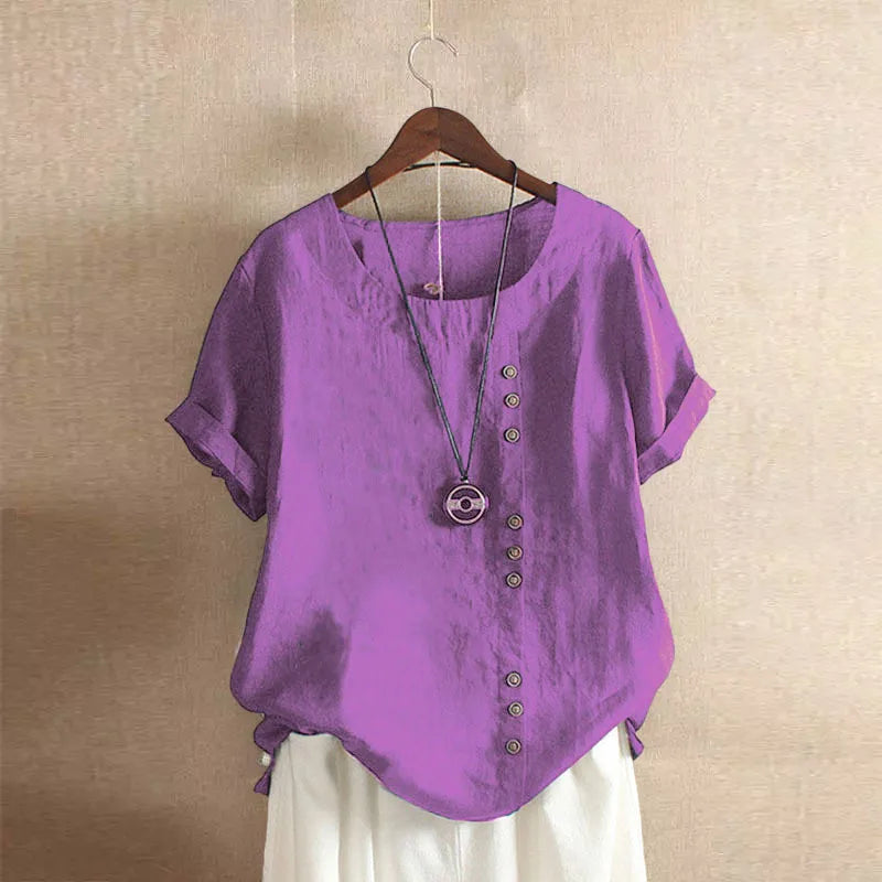 Blusa com Detalhes em Botões Roxo 12