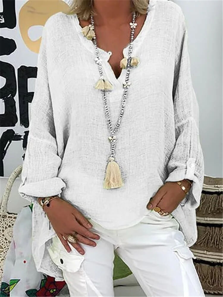 Blusa de Linho Branco 5