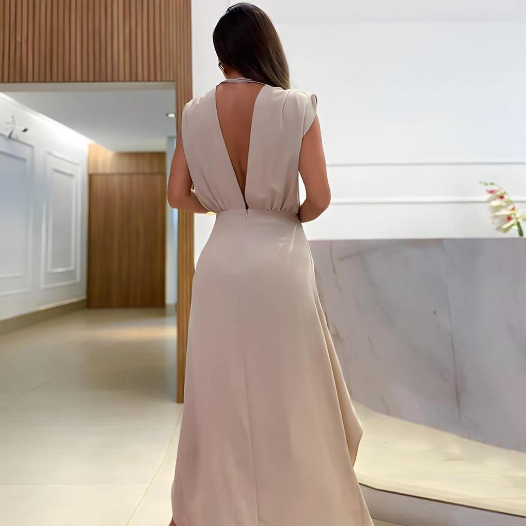 Vestido Mídi Bege 2