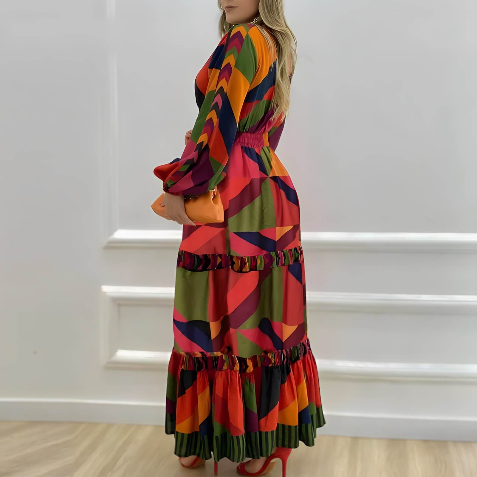 Vestido Longo Manga Longa 2