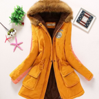 Jaqueta Forrada Com Gorro Tours Amarelo / P Casaco