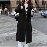 Casaco Feminino Longo de Lã Batida Isidro