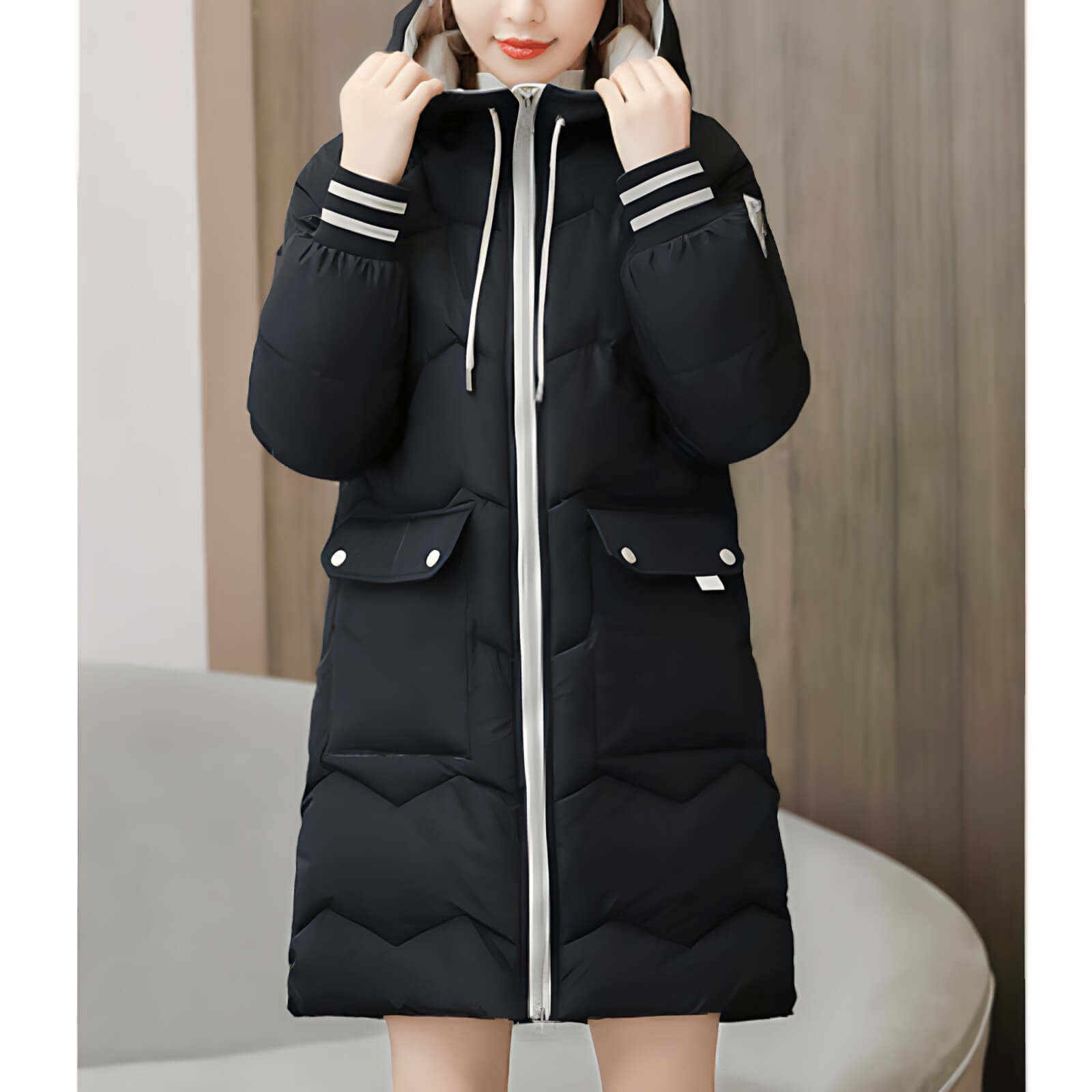 Jaqueta Feminina Puffer de Parka Joelle