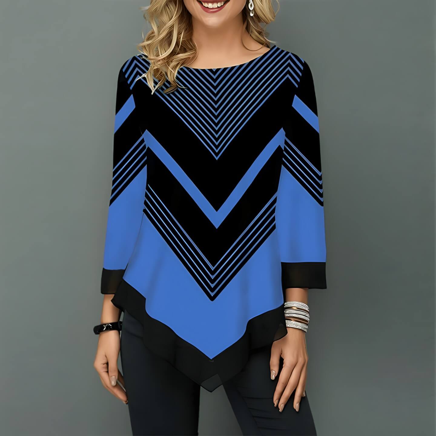 Blusa Casual Azul 2