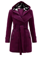 Casaco Feminino de Inverno Roxo 8