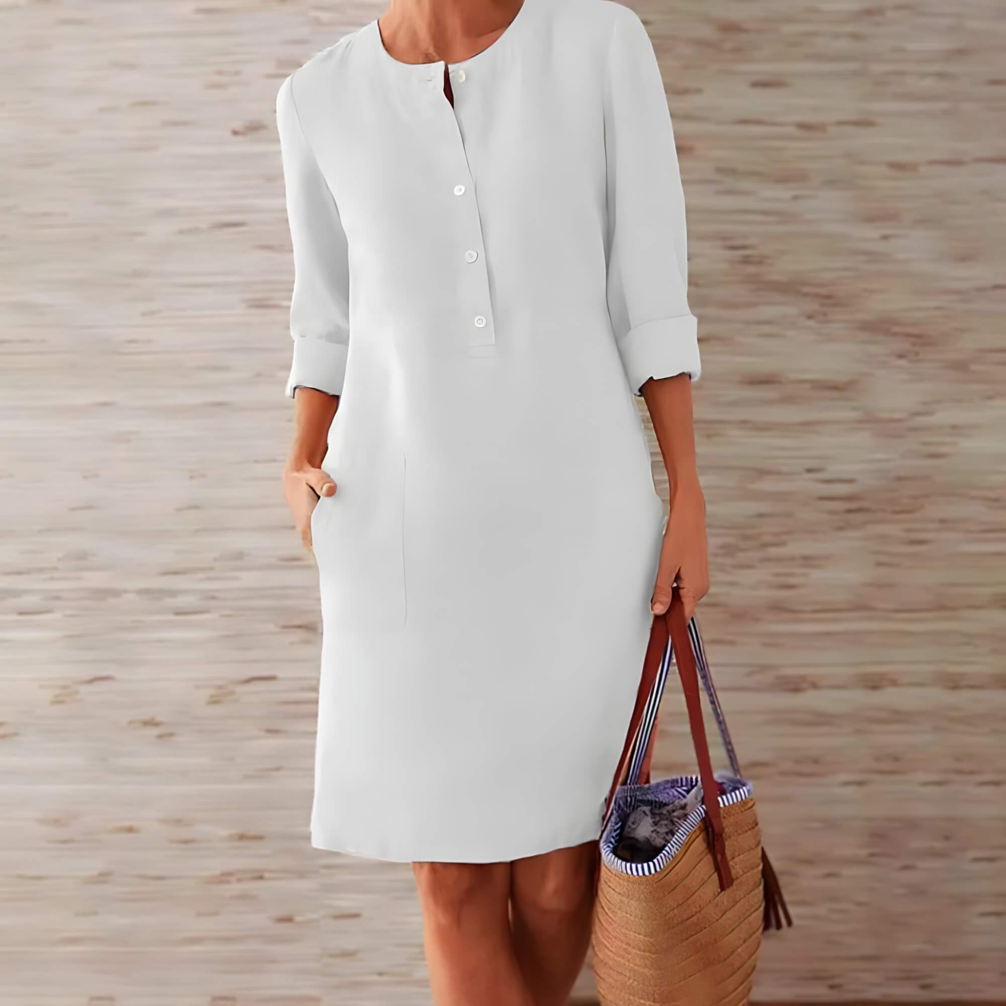 Vestido Curto Branco 5