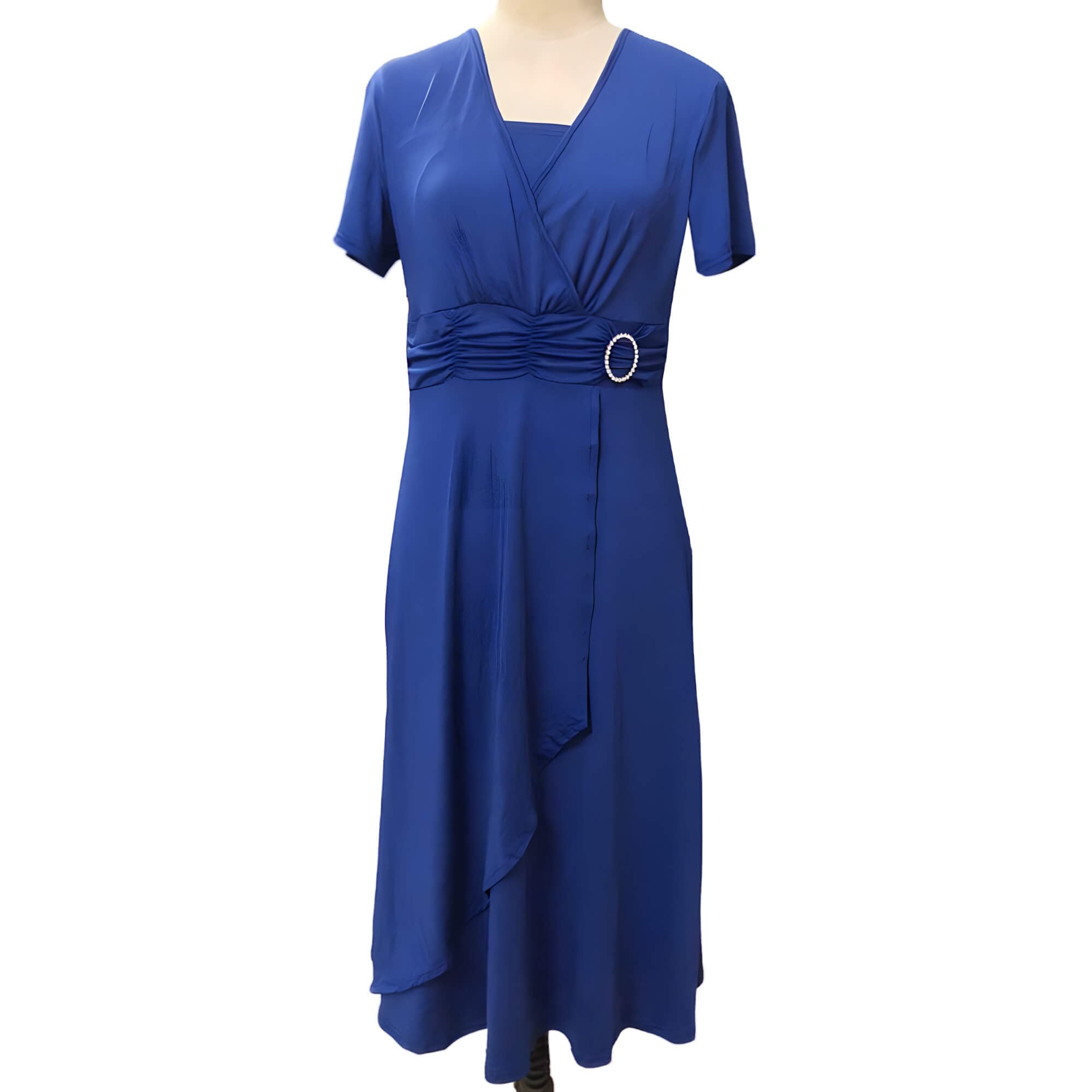 Vestido Mídi Azul 6