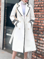 Casaco Feminino de Lã Batida Branco 3