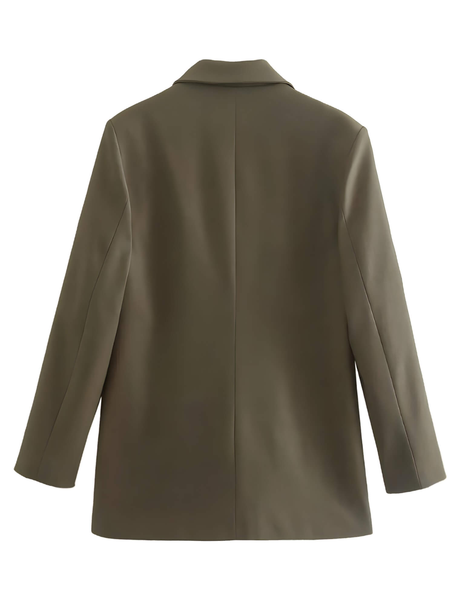 Blazer Alongado Oversized Marrom 6