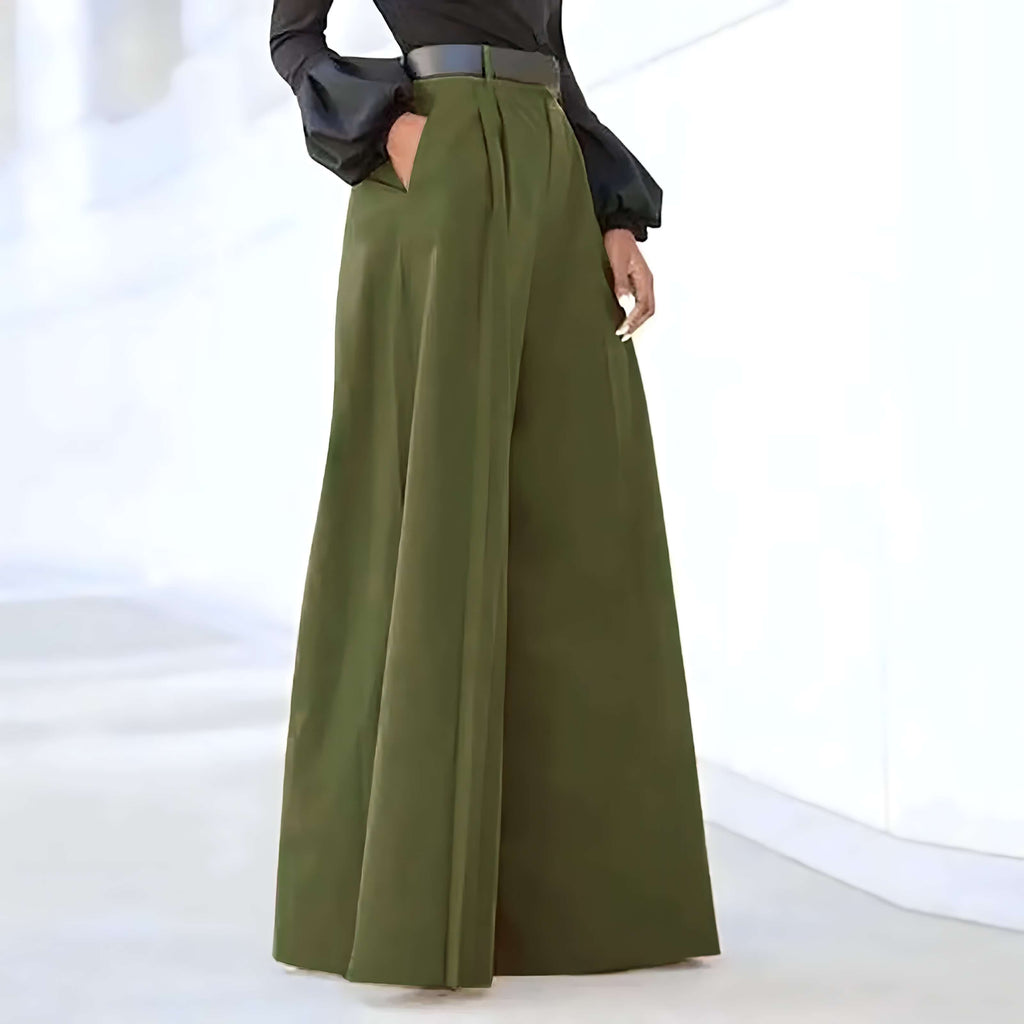 Calça Pantalona Verde Militar 5