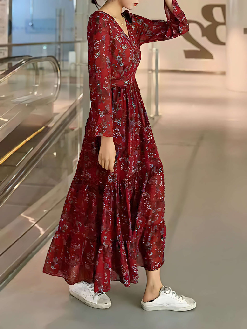 Vestido Mídi Vermelho 2