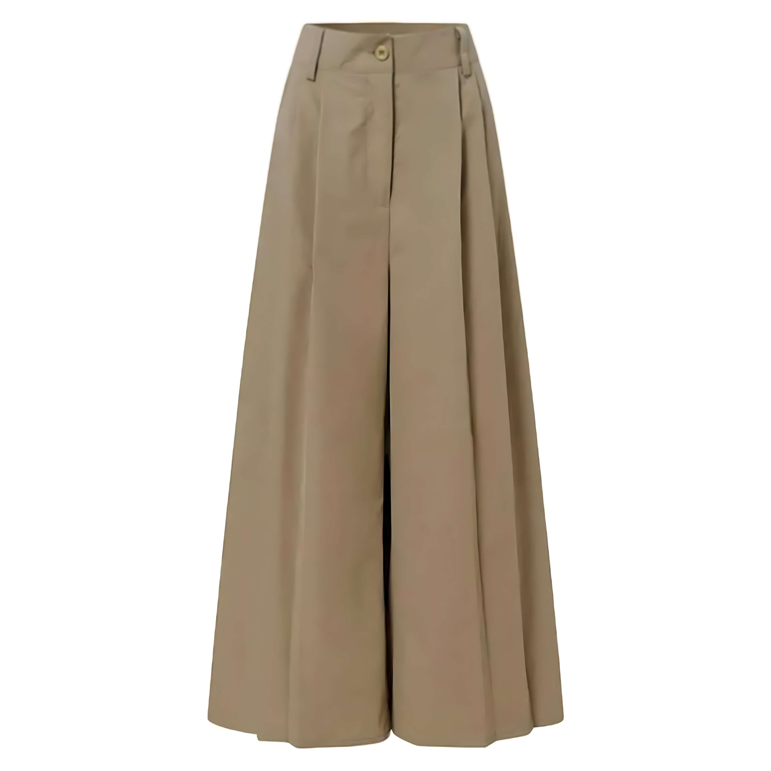 Calça Pantalona Bege 9