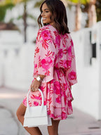 Vestido Curto de Chiffon Haliarte