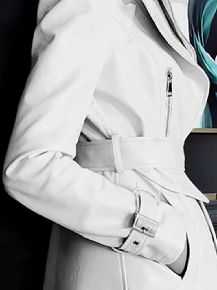 Casaco Feminino Trench Branco 10
