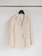 Blazer Elegante Bege 05