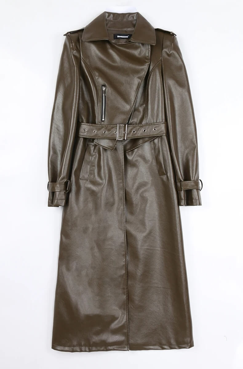 Casaco Feminino Trench Marrom 01