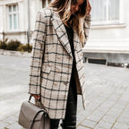 Casaco Feminino Casual Bege 2