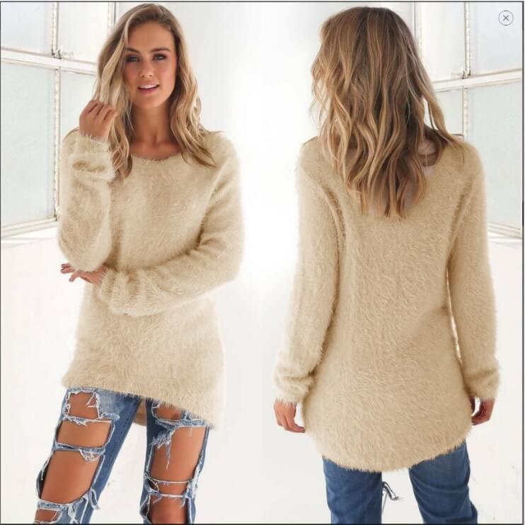 Suéter Feminino Bege 1