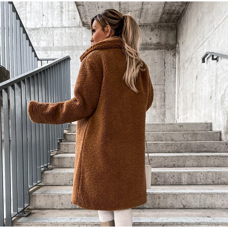 Casaco Feminino Longo Caramelo 7