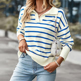 Suéter Feminino Casual Gola Polo Iolita