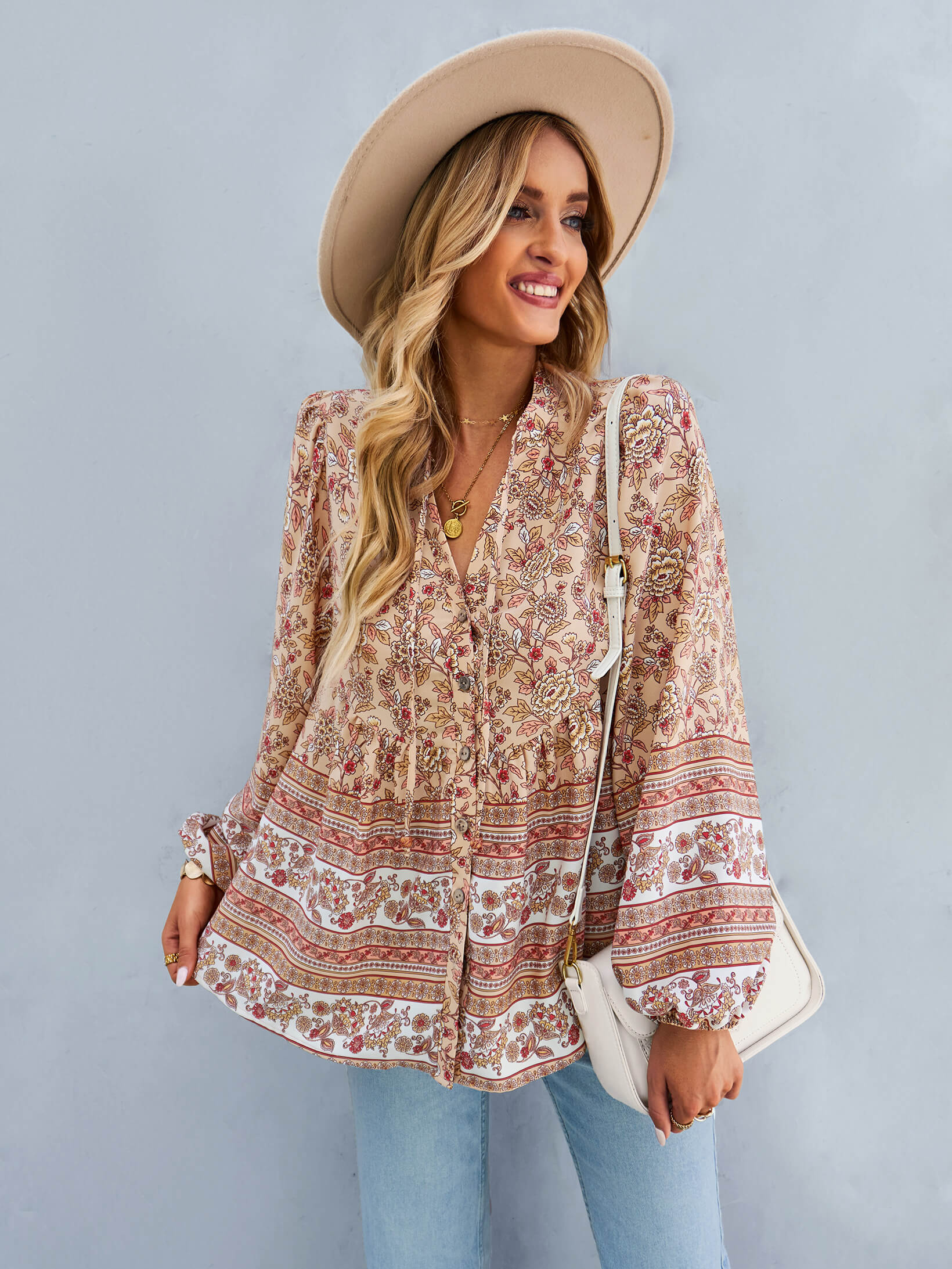 Camisa de Viscose Feminina