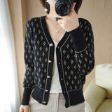 Cardigan Curto Cerisier