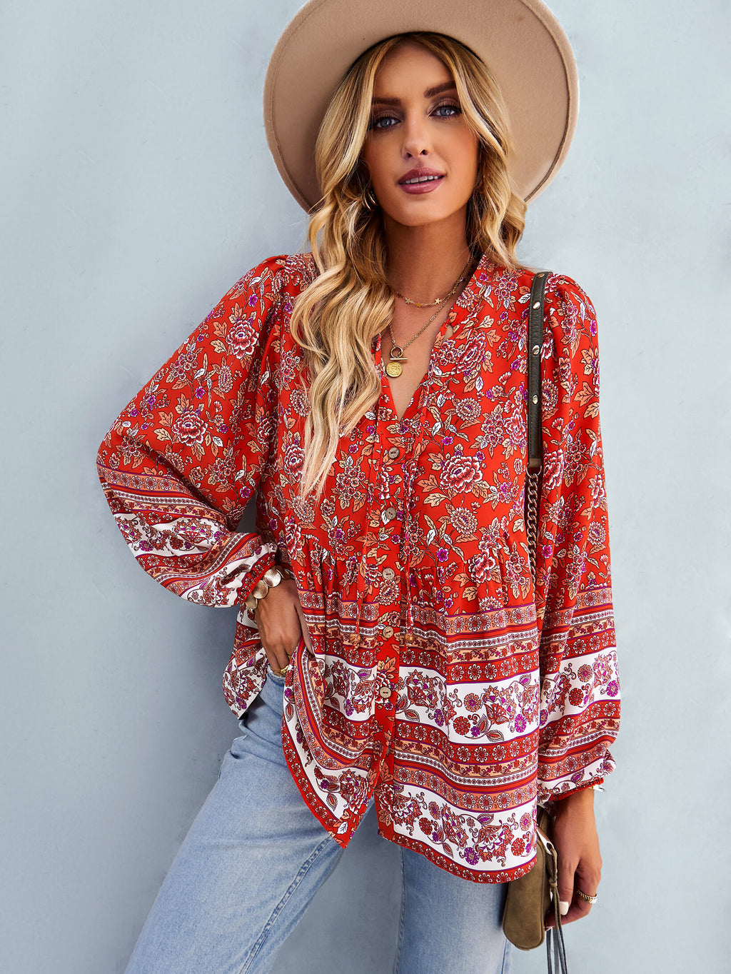 Camisa de Viscose Feminina